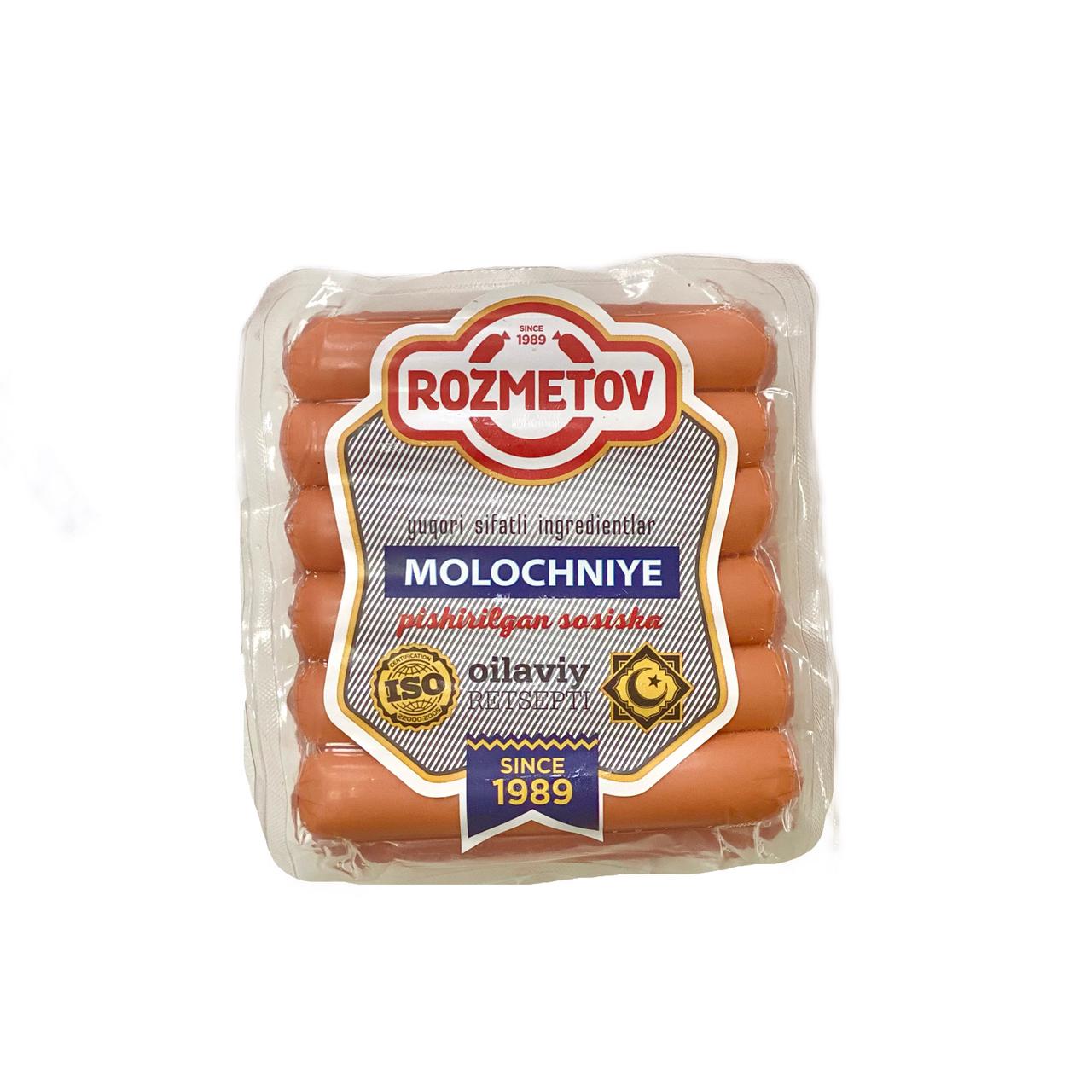 Сосиски  Молочные Rozmetov 400g